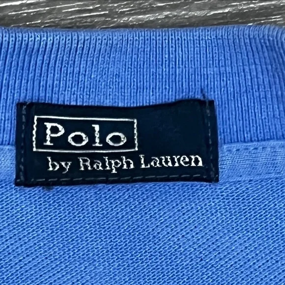 Polo Ralph Lauren Boy’s Large L or Extra Large XL Blue Collared Shirt with Pony - Picture 6 of 8